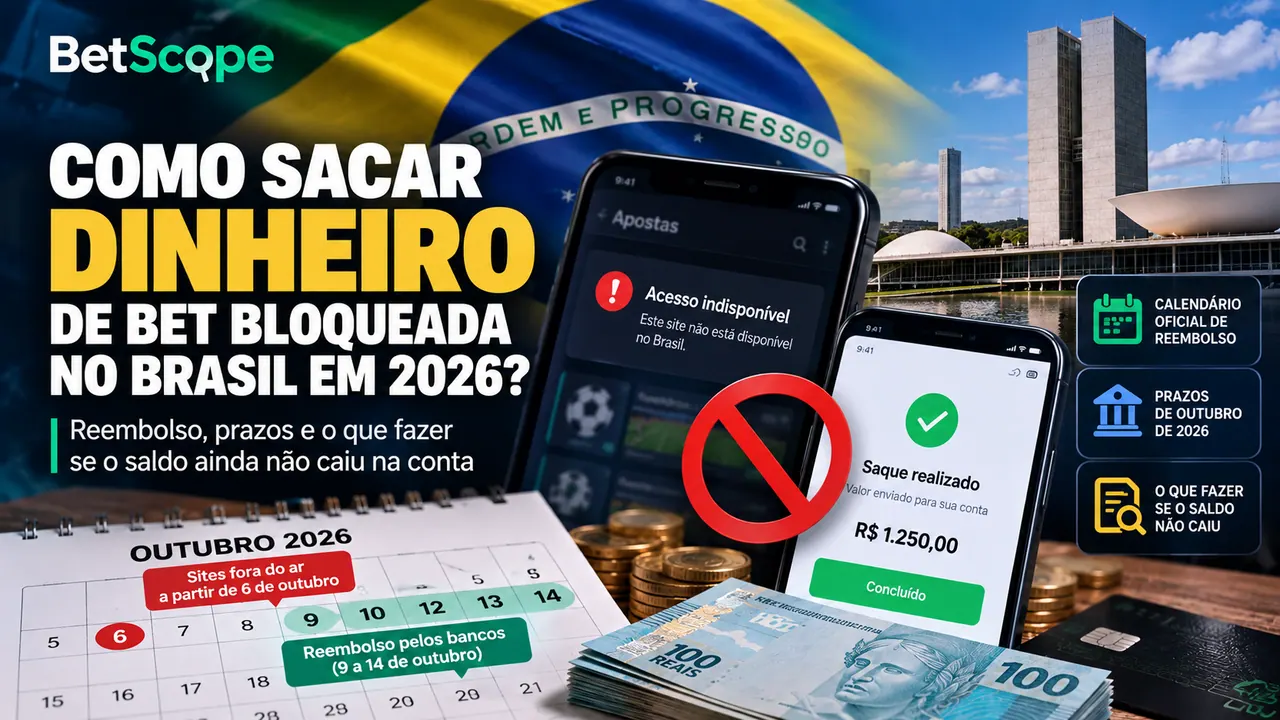 How to Withdraw Money from Blocked Bet in Brazil? Refund and Deadlines in 2026