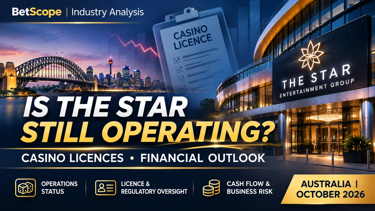 Is The Star Casino Still Operating in 2026? Sydney Licence, Gold Coast Deadline and Financial Risks — BetScope editorial illustration